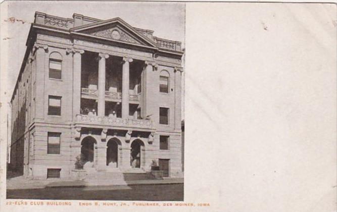 Iowa Des Moines Elks Club Building