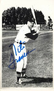 Tito Francona Cleveland Indians Baseball Autograph Advertising Card