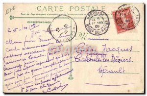 Old Postcard Boat War cruiser Ernest Renan Breastplate