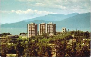 Totem Park Convention Centre UBC Vancouver BC Walter Gage Residence Postcard D64