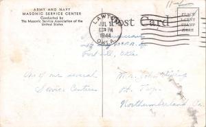 Lawton Oklahoma Masonic Temple Service Center Interior Vintage Postcard K20650