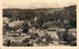 Czech Republic Mariánské Lázně Marienbad Vintage RPPC 07.52