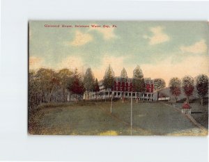 Postcard Glenwood house Delaware Water Gap Pennsylvania USA