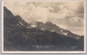 RPPC-Olympic Mountains, Wash. Mt. Constance, 7777 ft high-1921