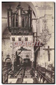 Postcard Old Organ St Savin Interior of & # 39eglise The old organ