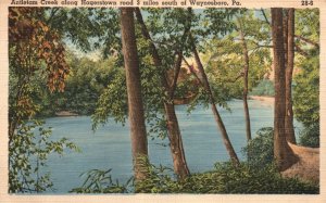 1946 Antietam Creek Hagerstown Road S. Waynesboro Pennsylvania Posted Postcard