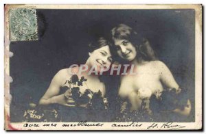 Postcard Old Woman naked erotic