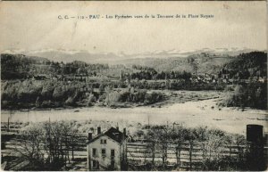 CPA PAU - Les Pyrenées vues de la Terrasse de la Place Royale (126811)
