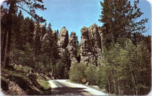 Postcard SD Custer State Park - Needles Drive - Black Hills