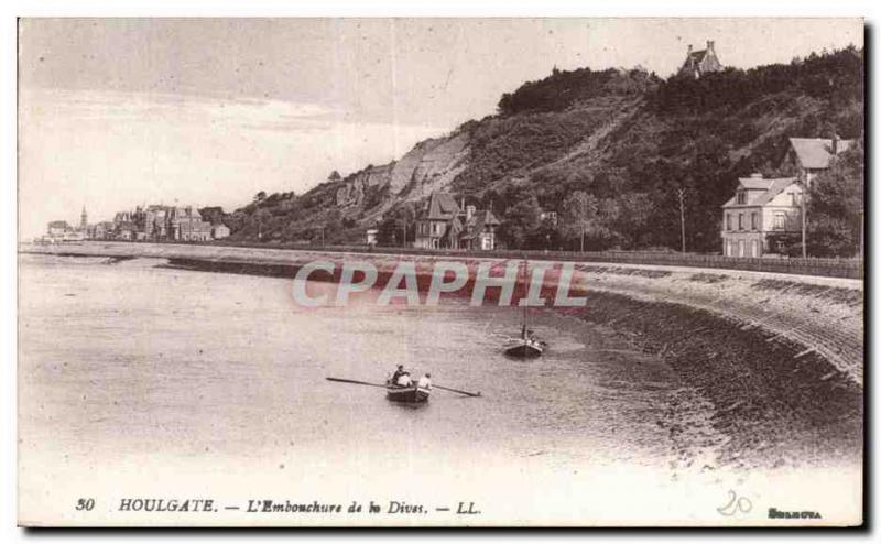 Houlgate - The Mouth of the Dives - Old Postcard