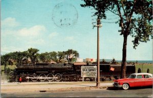 Trains Locomotive Old Smoky Steam Locomotive Exhibit Milwaukee Wisconsi 1966