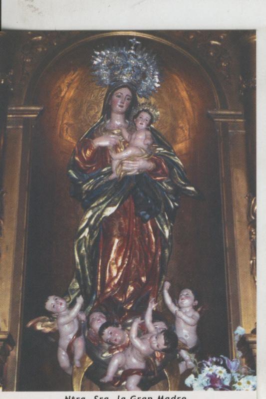 Postal 009642 Virgen Ntra Sra la Gran Madre, iglesia sagrado corazon, Sevilla