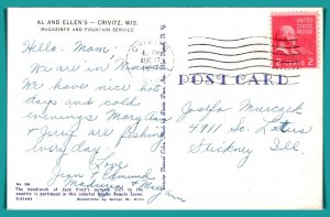 Wisconsin, Crivitz - From Al & Ellen's Magazines & Fountain Service - [W...