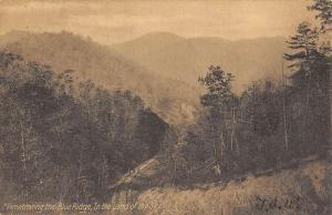 Blue Ridge North Carolina Scenic View Birdseye View Antique Postcard K58368