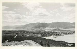 Canada, Penticton, BC, RPPC, Town View