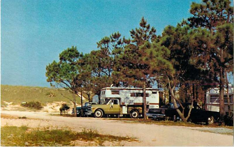 Camping at St. Joseph State Park, FL, Florida near Port St. Joe, Chrome