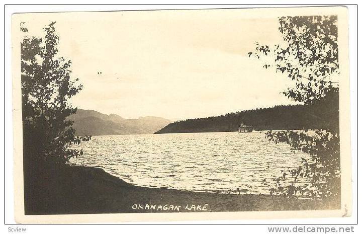 RP: Okanagan Lake , B.C. , Canada , 1910-30s