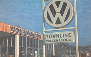 North Haven Connecticut Townline Volkswagen Car Dealership Postcard AA74772