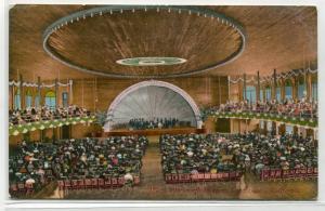 Auditorium Interior Long Beach California 1910c postcard