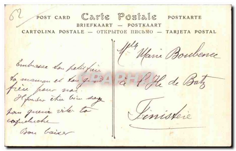 Old Postcard Boulogne Sur Mer Type Matelole Folklore Costume