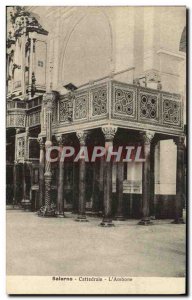 Postcard Old Cathedral Salerno L & # 39Ambone