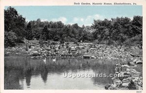 Rock Garden, Masonic Homes - Elizabethtown, Pennsylvania PA Postcard
