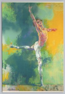 Art~Artist LeRoy Neiman~Master Of The Ballet~Mikhail Baryshnikov~Continental PC 