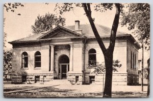 Edwardsville Illinois~Carnegie Public Library Building Before Expansion~1909 PC