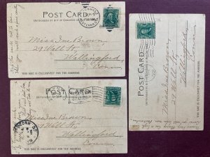 Giraffe 5 Piece Installation German Postcard Set c1910 Very Scarce