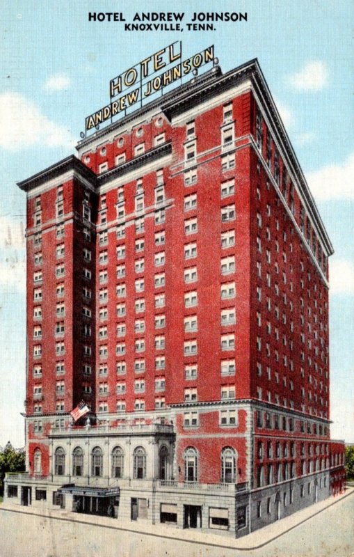 Tennessee Knoxville Hotel Andrew Johnson 1954