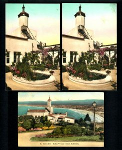 I 24 Dual Hand colored A corner of the Patio La Venta Estates & Panarama