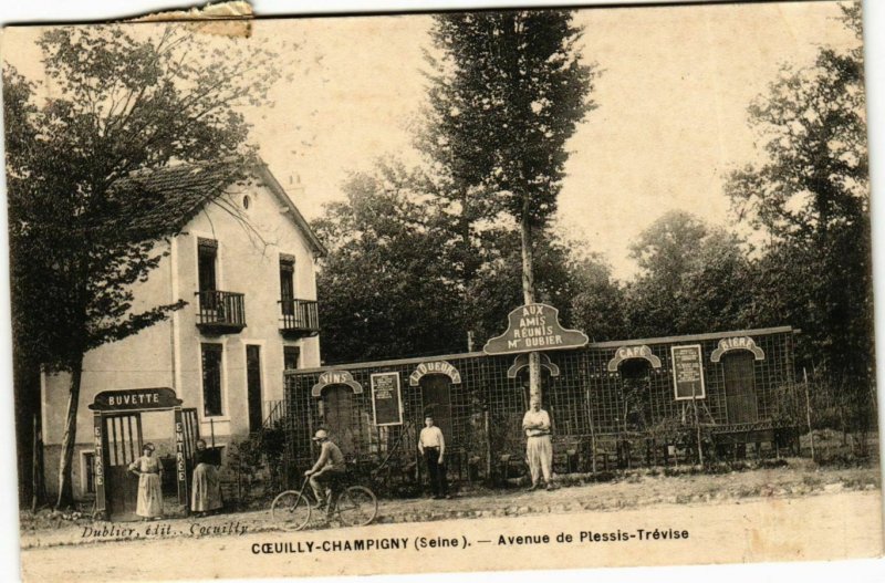 CPA COEUILLY CHAMPIGNY Avenue de Plessis-Trévise (869386)