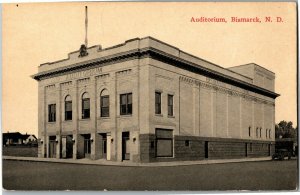 View of the Auditorium, Bismarck ND Vintage Postcard E71