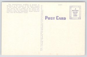 Linen~Administration Bldg~Stephens College~Columbia MO~Courtyard & Trees~Vintage