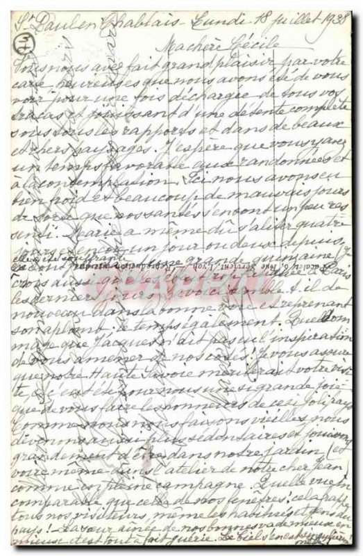 Old Postcard Beautiful colelctions High Saboie The tooth & # 39Ocre (cows)