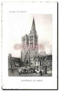 Old Postcard Churches of France Cathedral of Lisieux