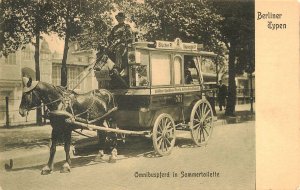 Germany Berliner Typen Omnibuspferd in Sommertoilette, Postcard.