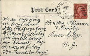 Stepney CT RR Train Station Depot c1915 Postcard