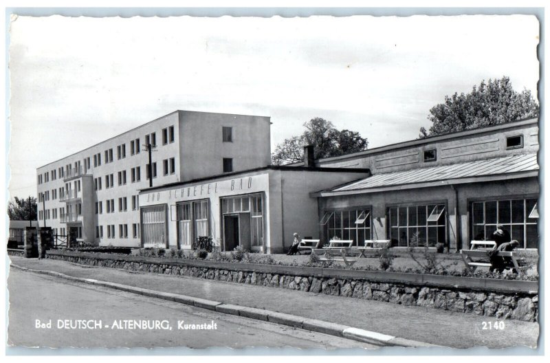 1963 Bad German Altenburg Kuranstalt Thuringia Germany RPPC Photo Postcard