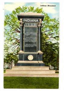 Civil War - Andersonville, GA. National Park & Cemetery, Indiana Monument