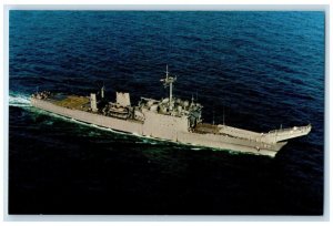 USS Saginaw LST 1188 Tank Landing Ship US Navy's Amphibious Force Postcard