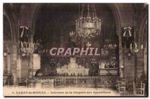 Old Postcard Paray Monial Interior of the Chapel of Apparitions