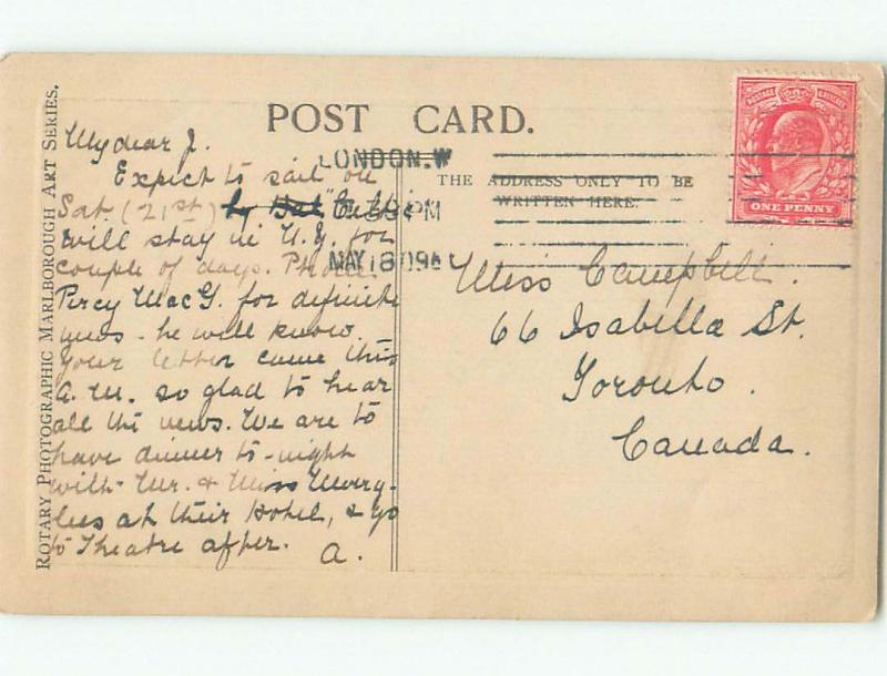 old rppc NICE VIEW Marlborough - Wiltshire England UK i3144