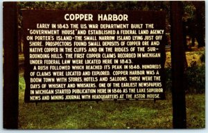 M-30079 The Copper Harbor Story Copper Harbor Michigan