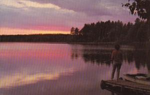 Tranquil Lakeside Sunset Scene