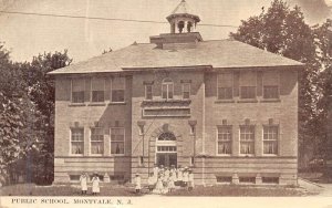 Montvale New Jersey Public School and Kids Vintage Postcard AA72381