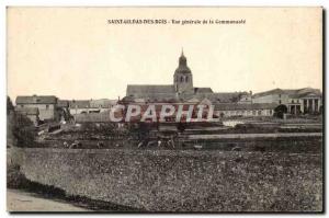 St Gildas des Bois Old Postcard General view of the community