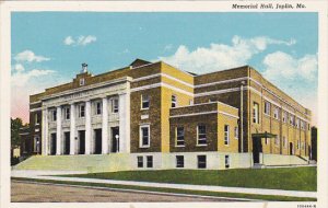 Memorial Hall Joplin Missouri Curteich