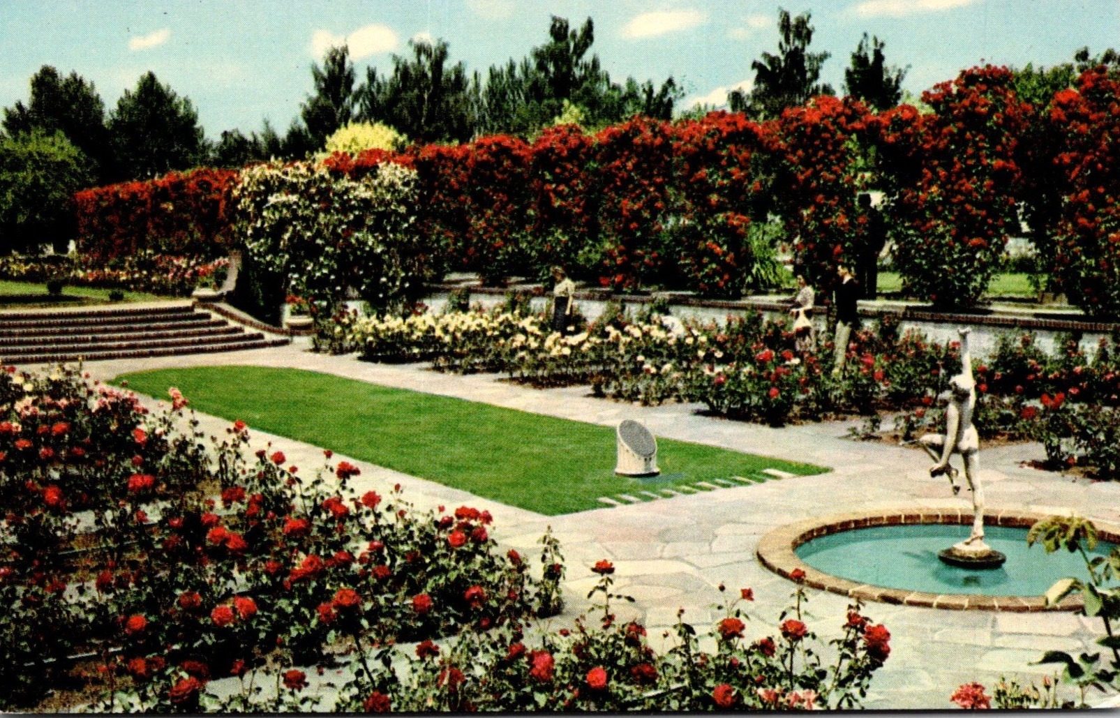 Oregon Portland Lambert Gardens Sunken Rose Garden United States