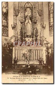 Old Postcard Interior of the Chapel of the tomb of Blessed Soubirous